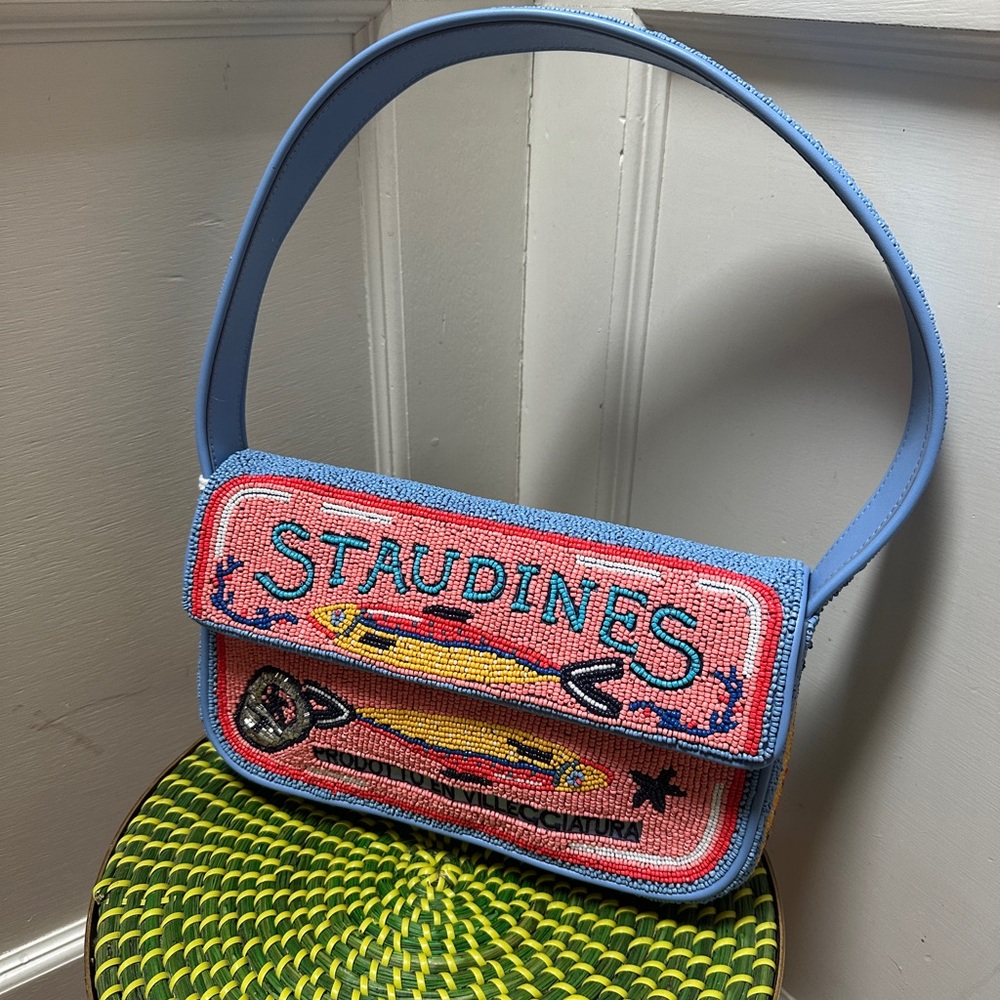 Staud “Staudines” beaded Tommy bag. BNWT.